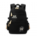Simple Casual Backpack (Black) – টেকসই ডেইলি ইউজ ব্যাগ